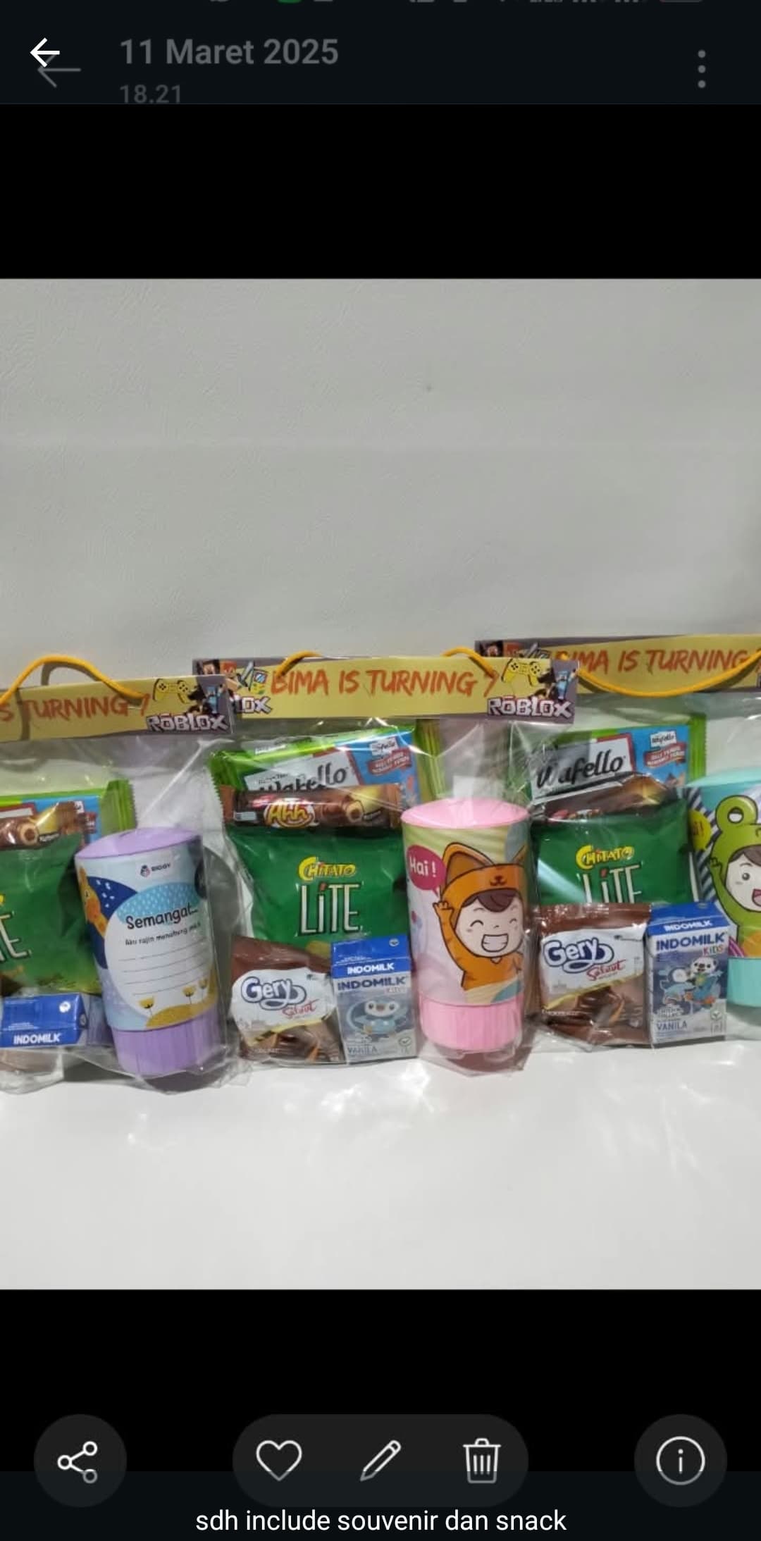 BIRTHDAY SOUVENIR PACKAGE (1/3)