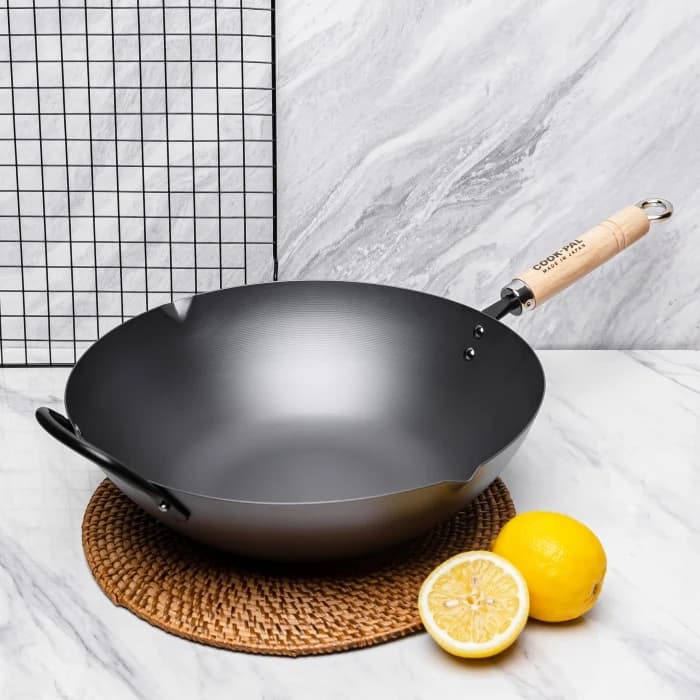 YOSHIKAWA Supreme Rust-Resistant Steel Wok & Frying Pan YH-9917 – 30 cm — photo 1