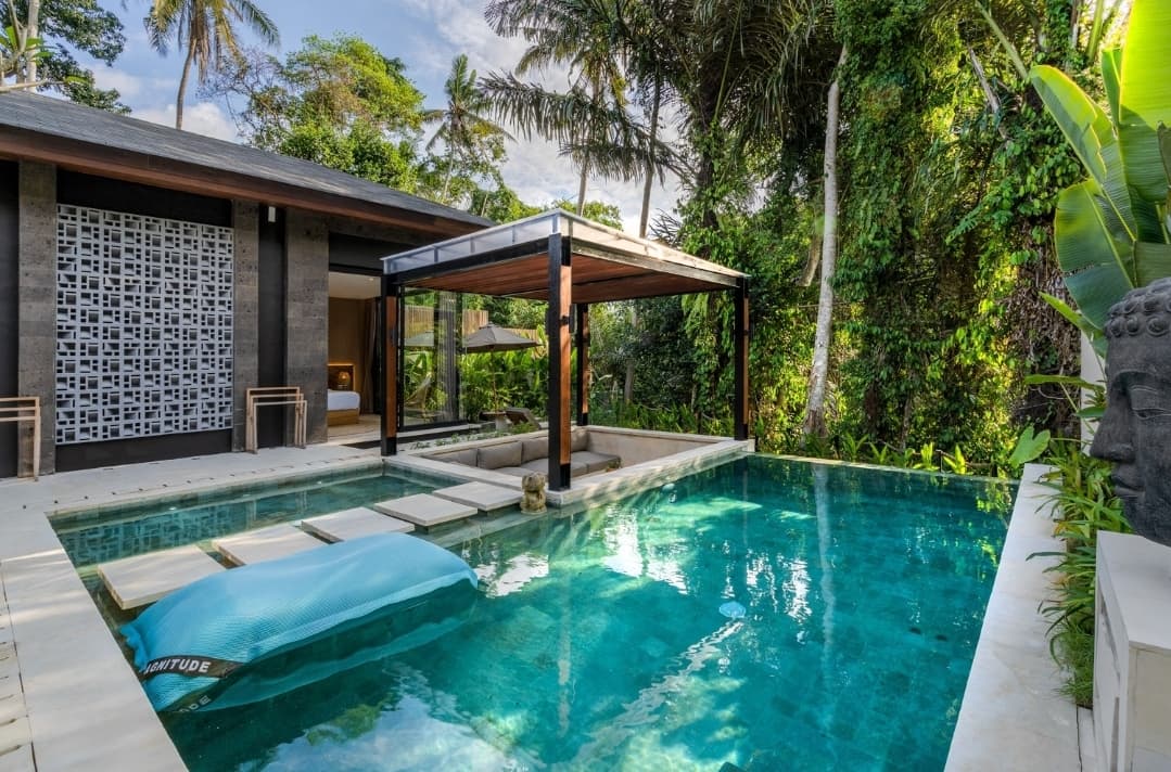 Private Jungle-View Villa with Infinity Pool in Ubud - Serene 2BR Retreat with Priority Extension (1/3)