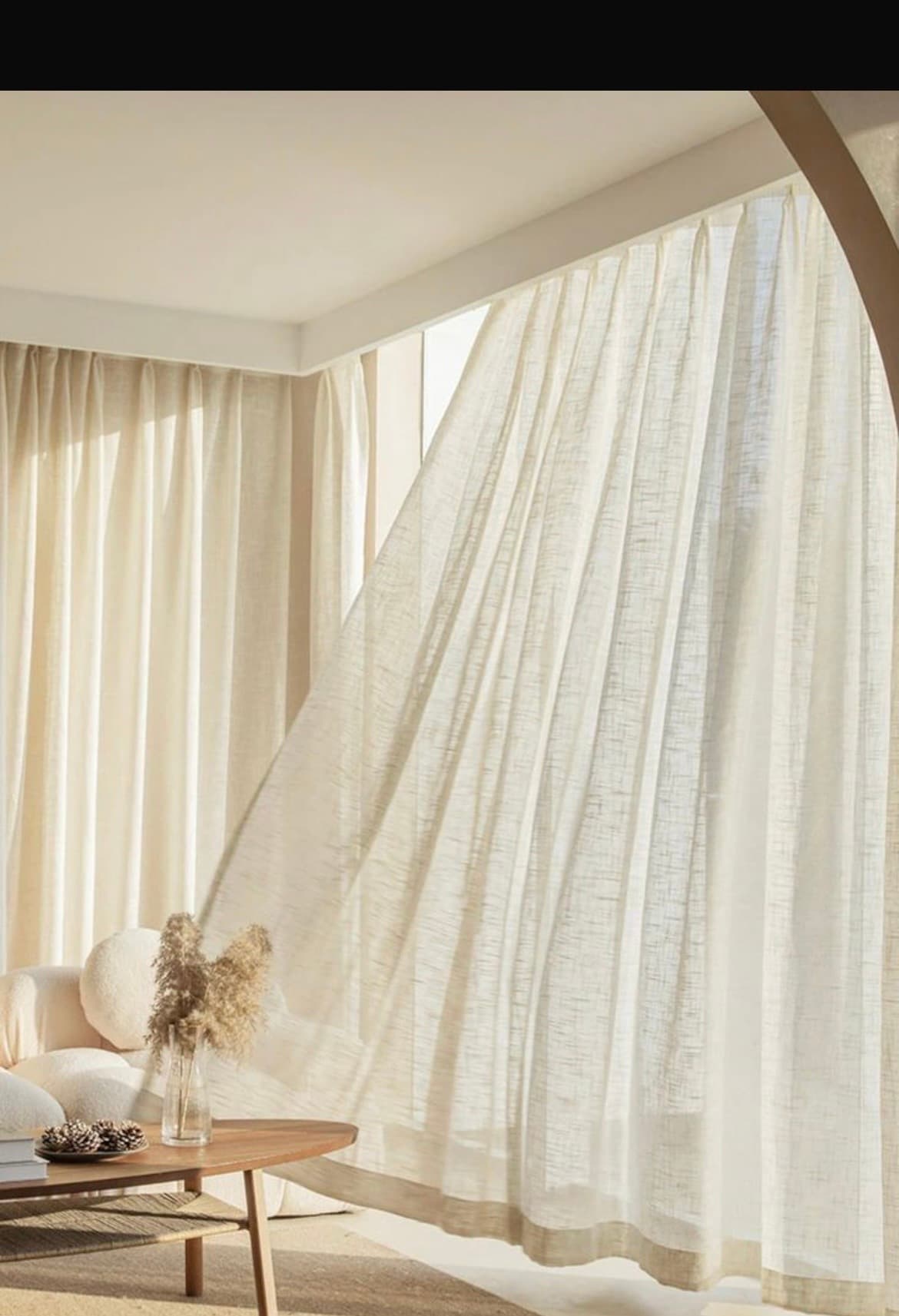Custom Linen Curtains — photo 1