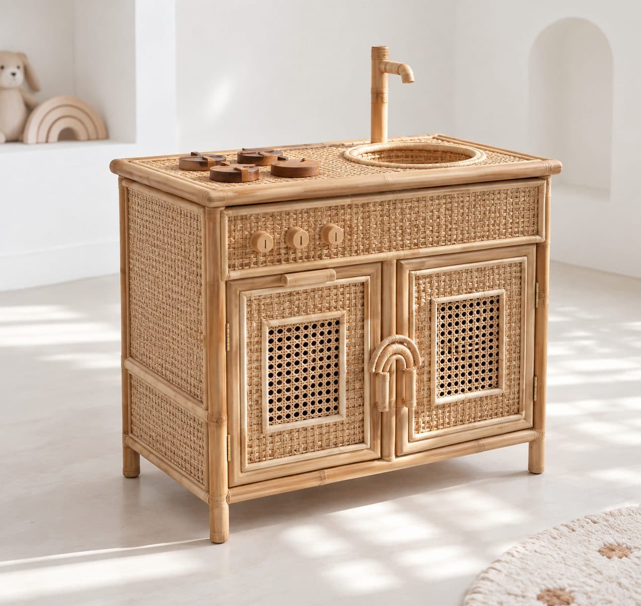 KITCHENETTE BAMBOO RATTAN