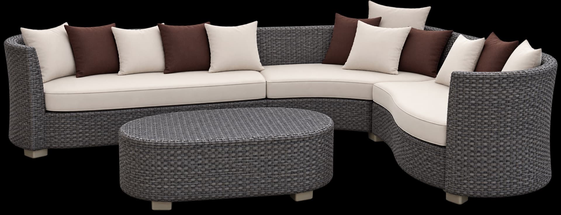 Set B – Outdoor Rattan Sofa Set (1/2)