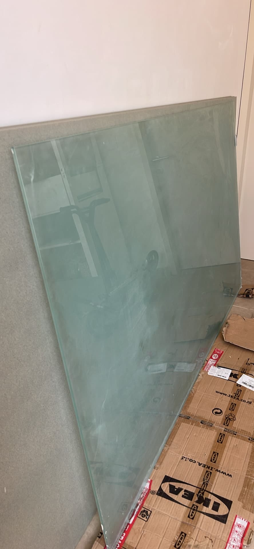 SANDBLAST GLASS KACA 120x 190cm (1/3)