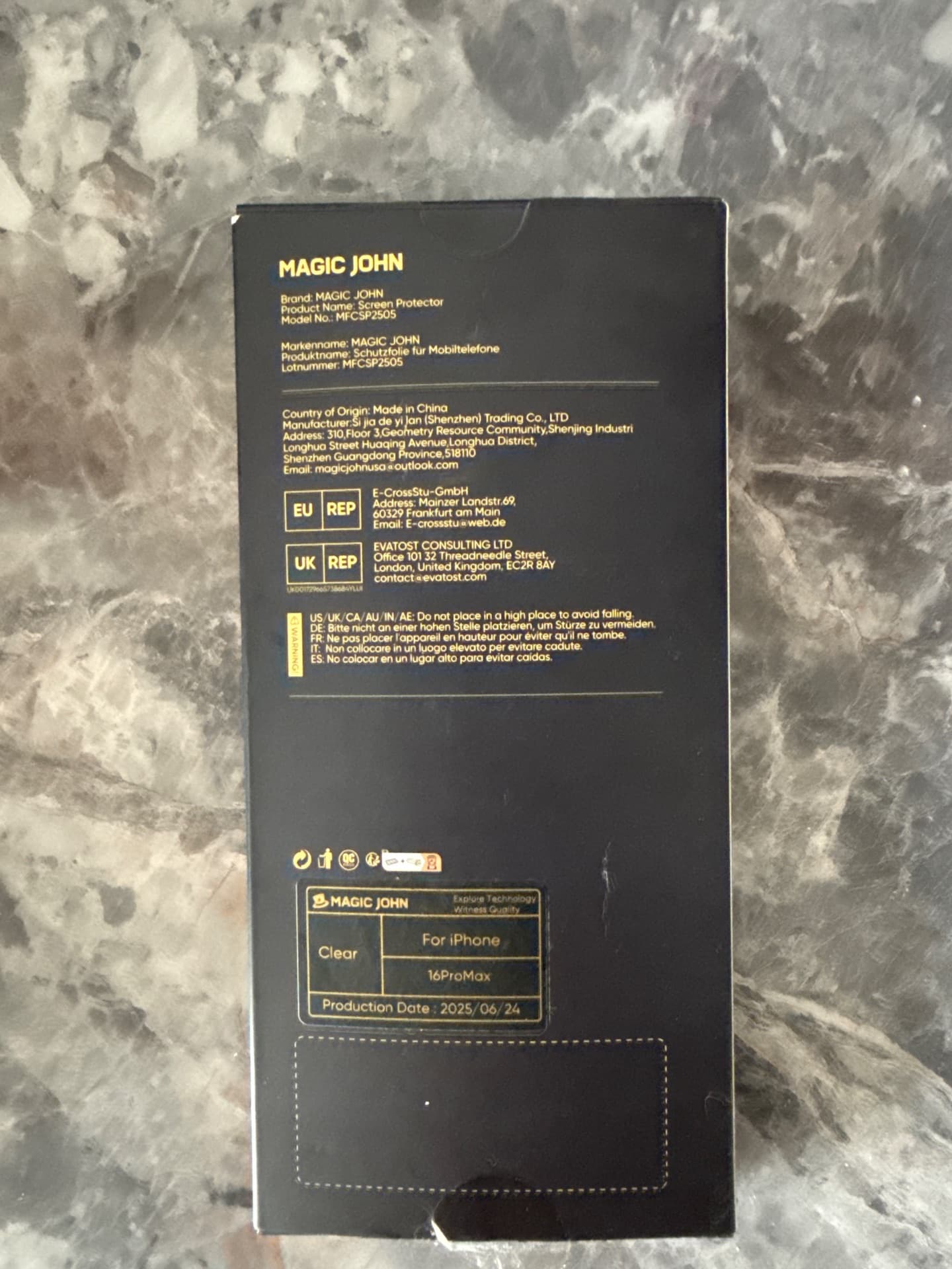 ЗАЩИТНОЕ СТЕКЛО для IPHONE 16 pro max 2 ШТУКИ!! (1/2)