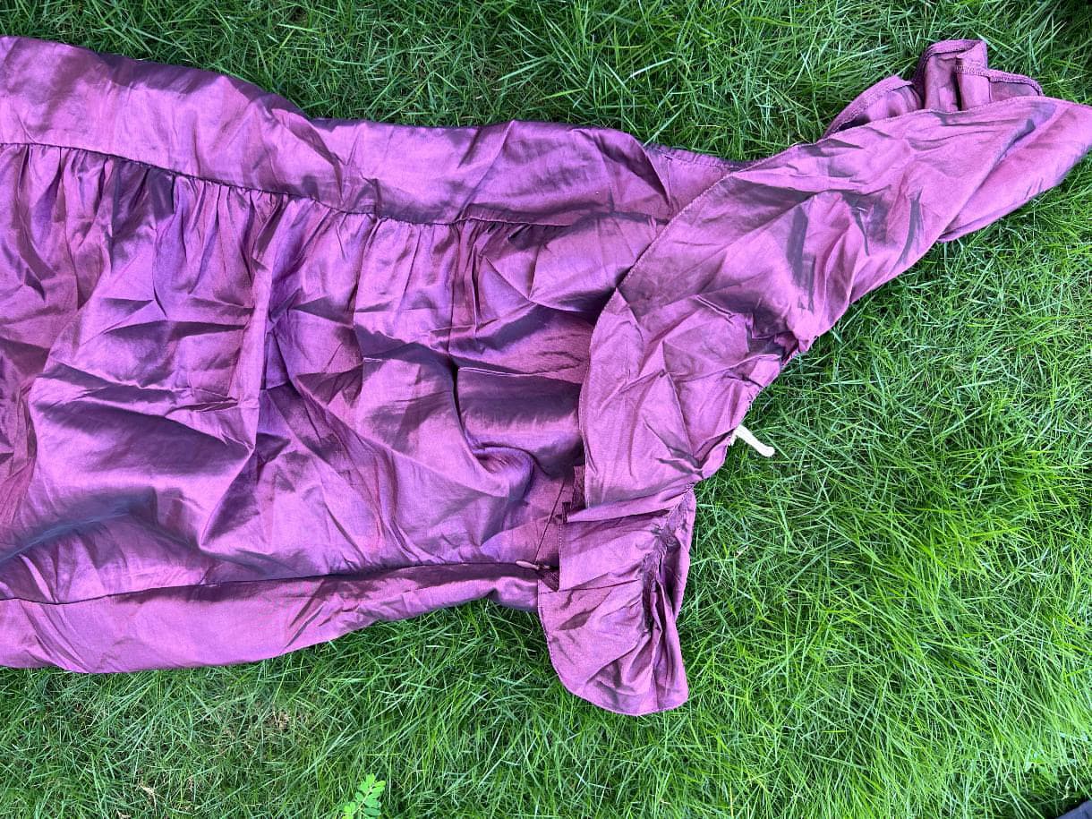 Plum Purple Asymmetric Dress (1/2)