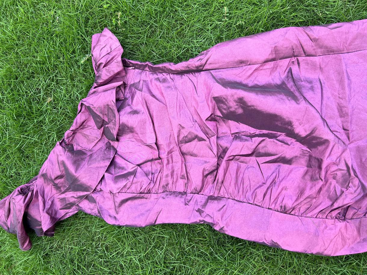Plum Purple Asymmetric Dress (1/2)