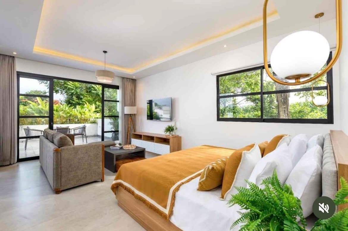 Vila Modern Freehold 3 Kamar dengan Jacuzzi di Pererenan (1/3)