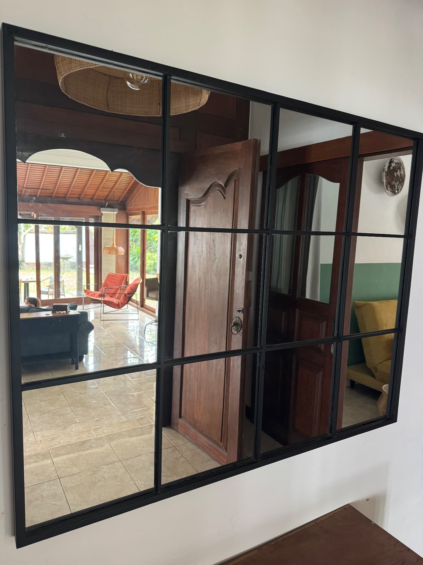 Industrial style mirror — photo 1