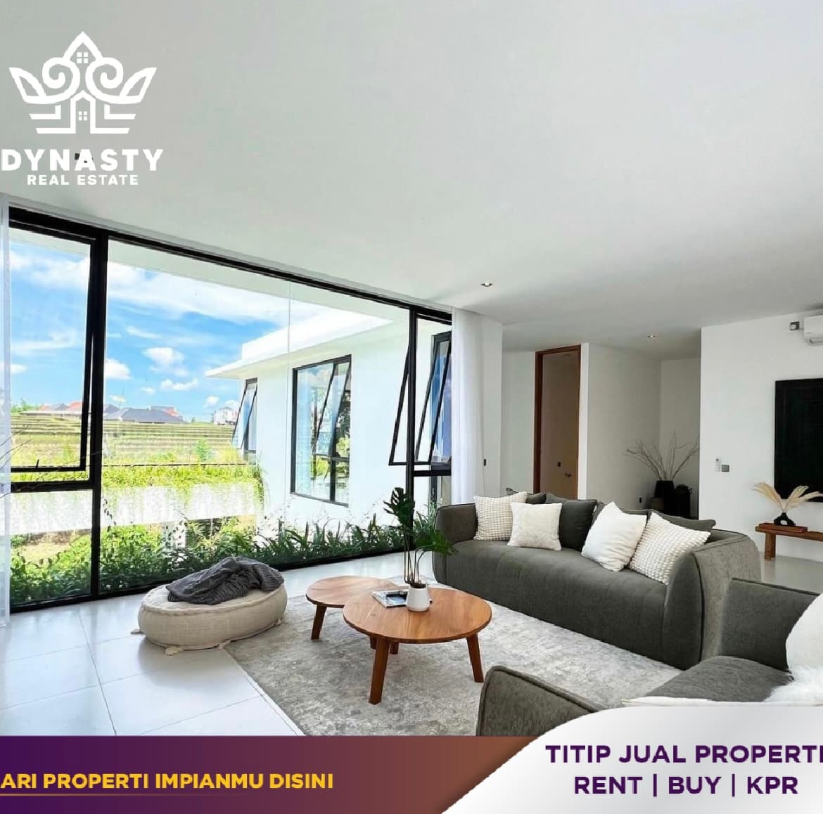 LUXURY VILLA FOR RENT – PERERENAN, CANGGU (1/3)