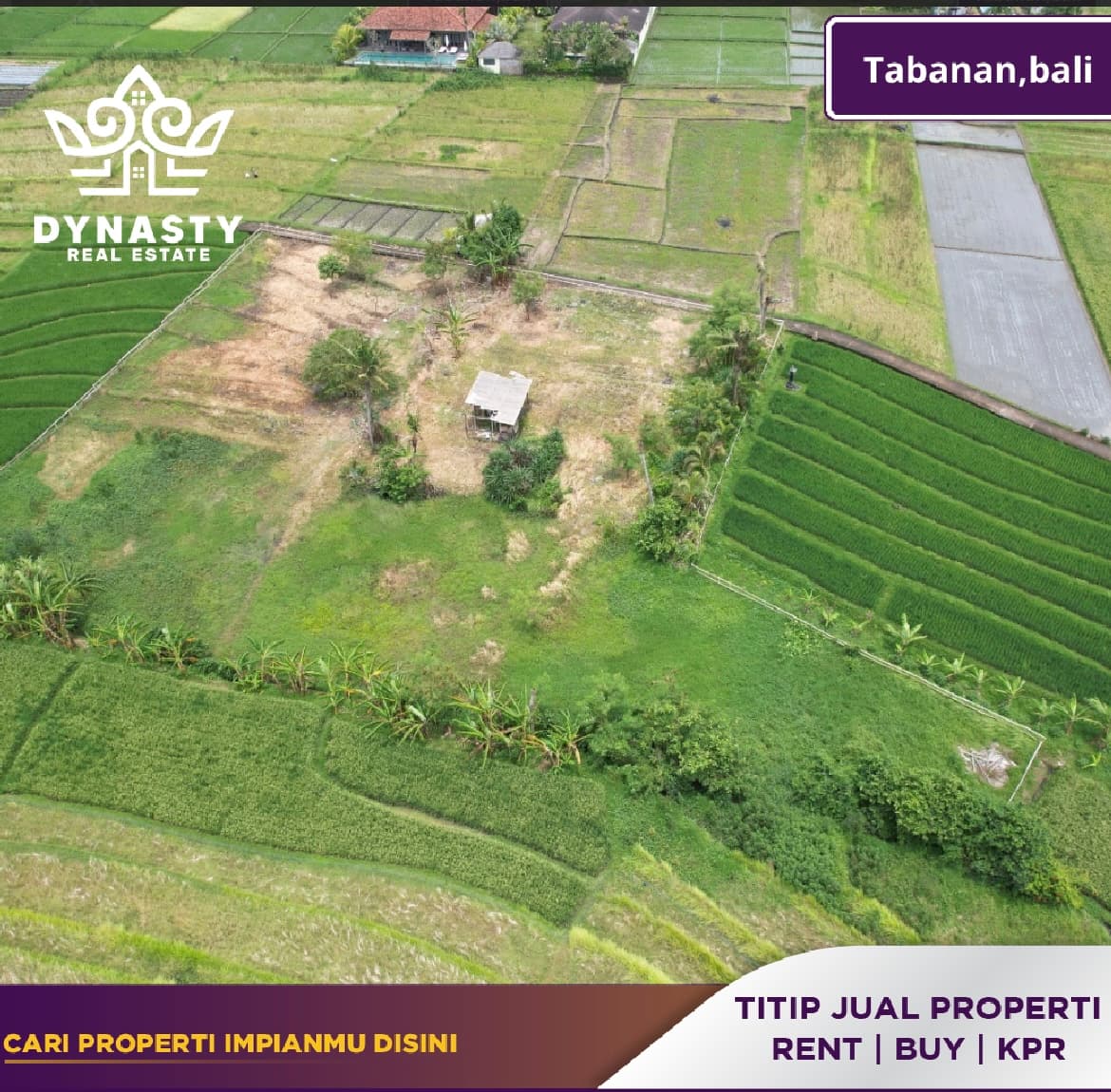 Dijual Lahan Premium di Nyanyi, Tabanan (1/3)