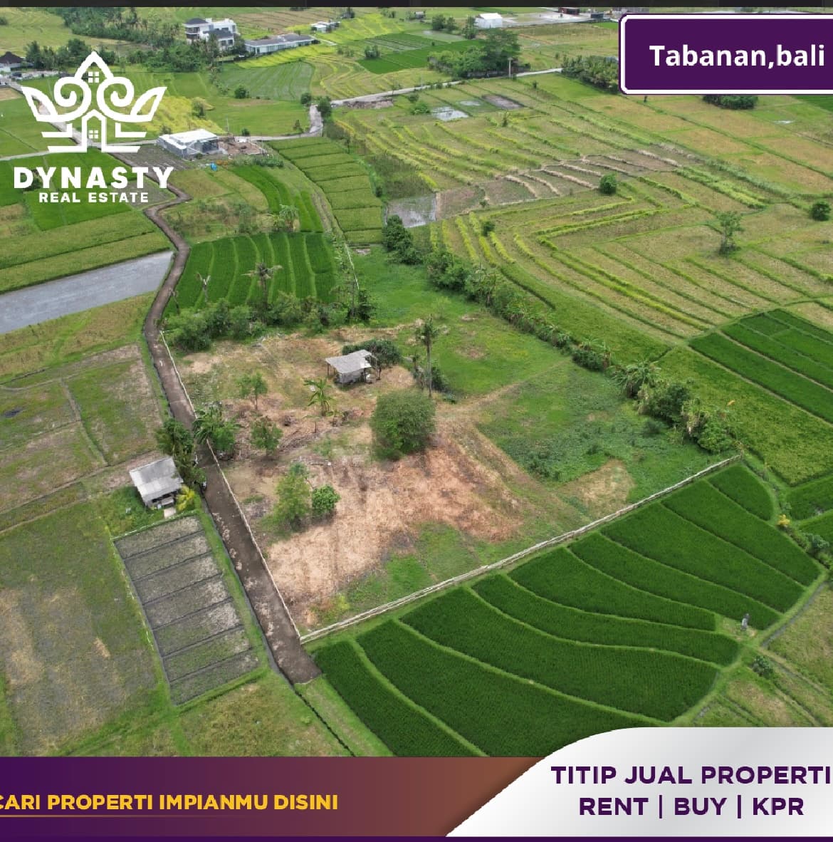Dijual Lahan Premium di Nyanyi, Tabanan (1/3)