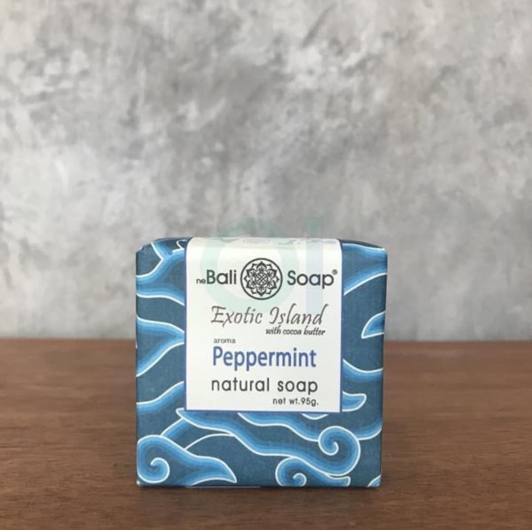 Natural Soap Bali Soap Peppermint 95g – Sabun Aroma Mint