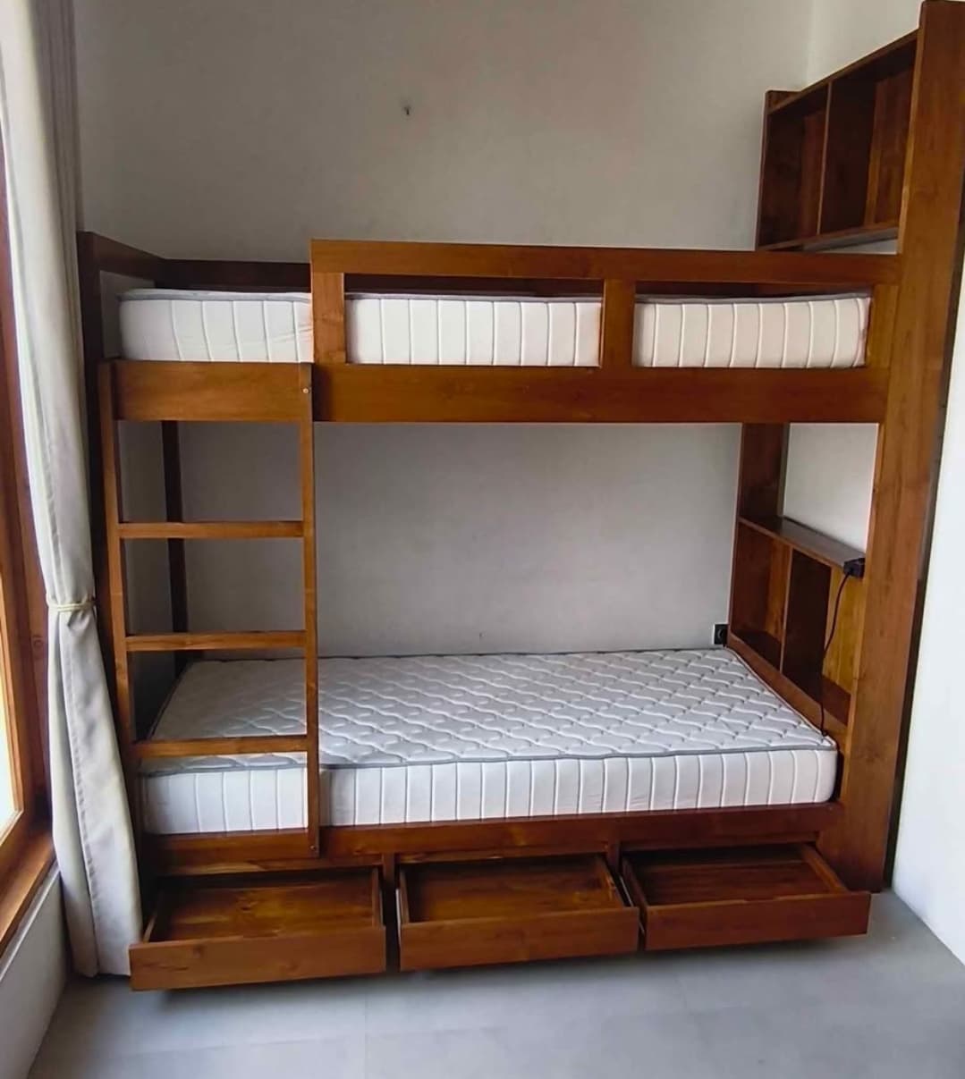 Bunk bed, 100% teakwood 90 x 200 (1/3)