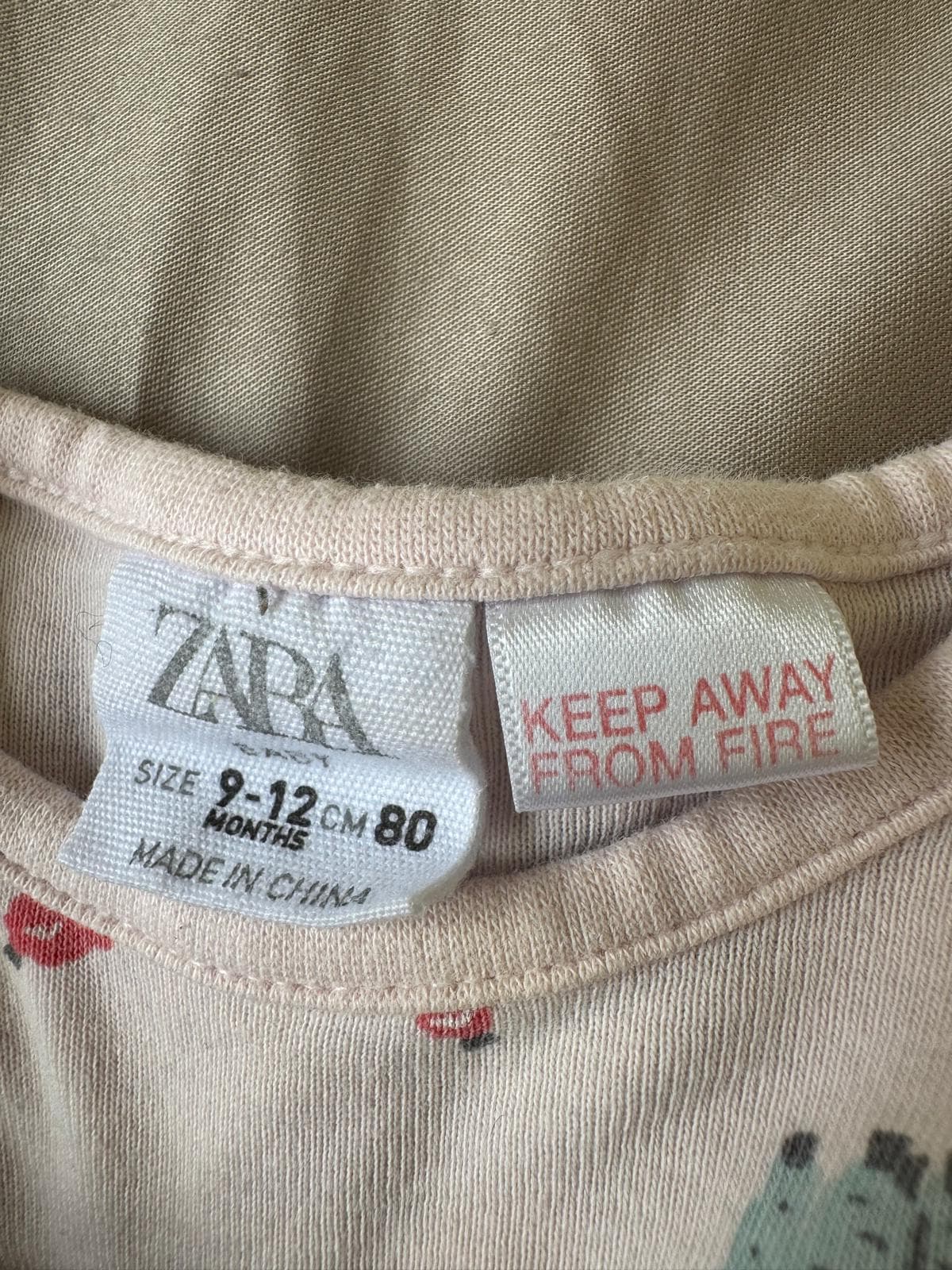 Zara Pajamas 9-12 months (1/2)