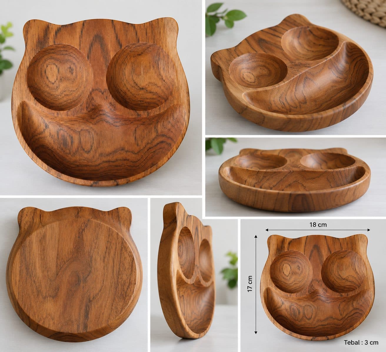 Wooden Plate Kayu – Natural & Elegant — photo 1