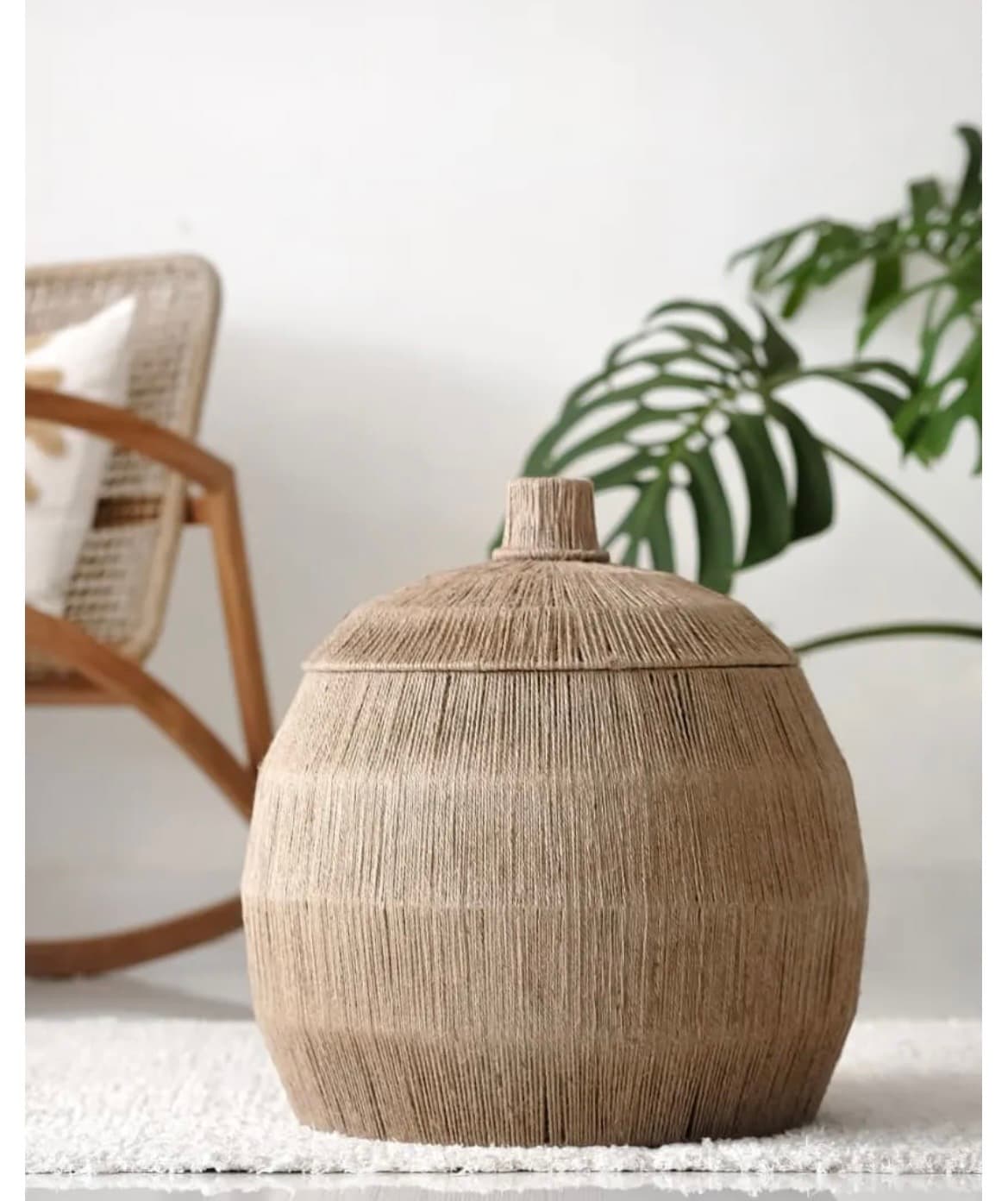 GONI BASKET – Handmade Natural Storage Basket (1/2)
