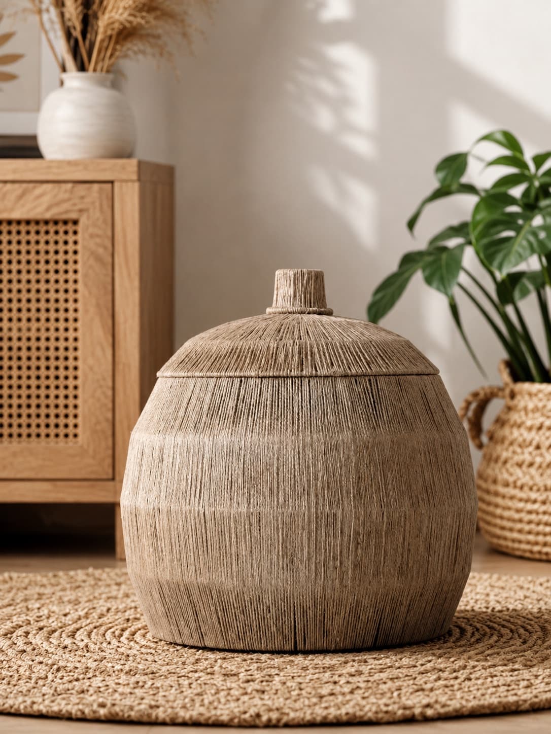 GONI BASKET – Handmade Natural Storage Basket (1/2)