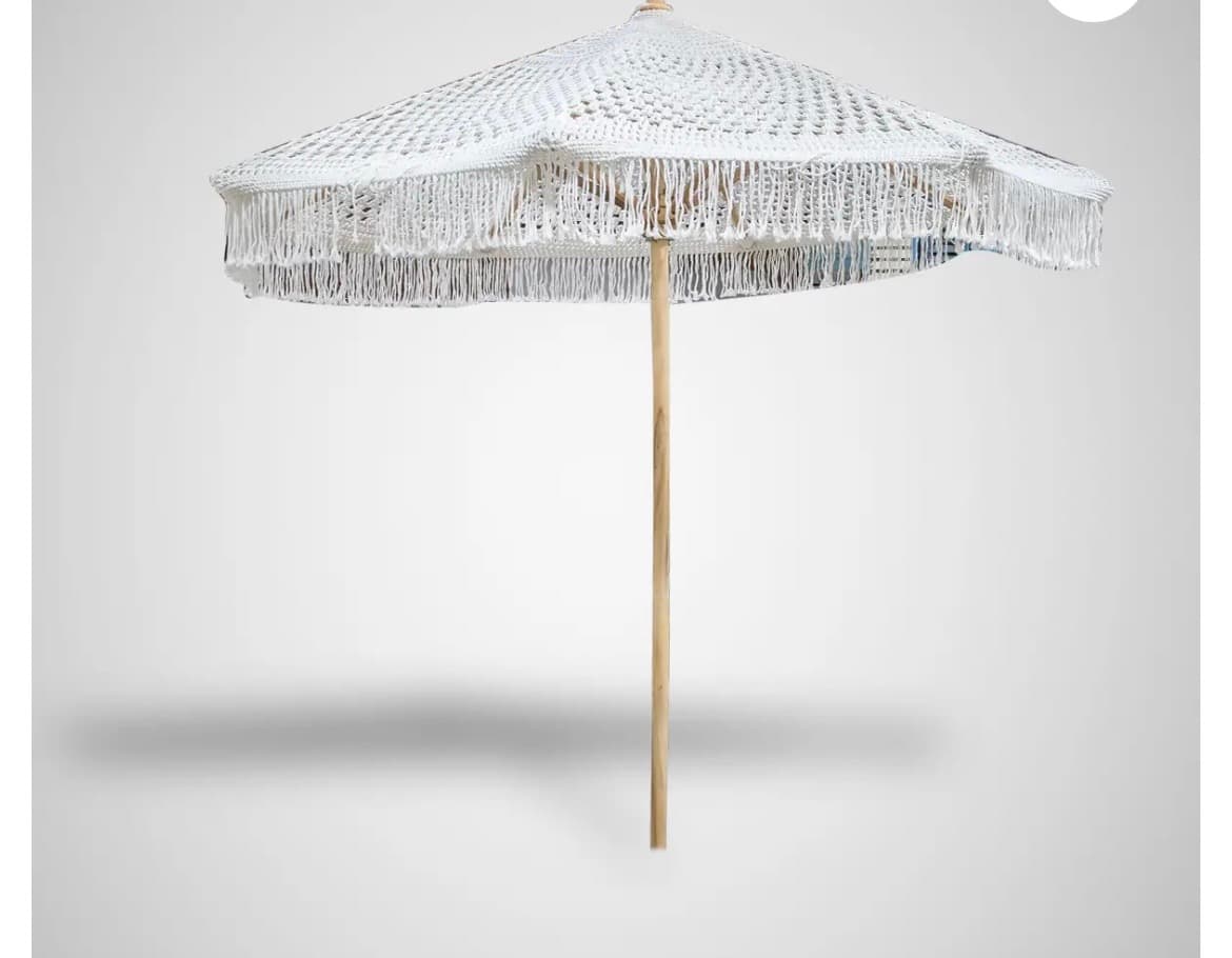 Macrame Fringe Parasol – Payung Dekoratif Bergaya Bohemian (1/2)