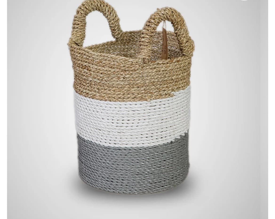 COAST BASKETS – Handmade Seagrass Storage Basket (1/2)