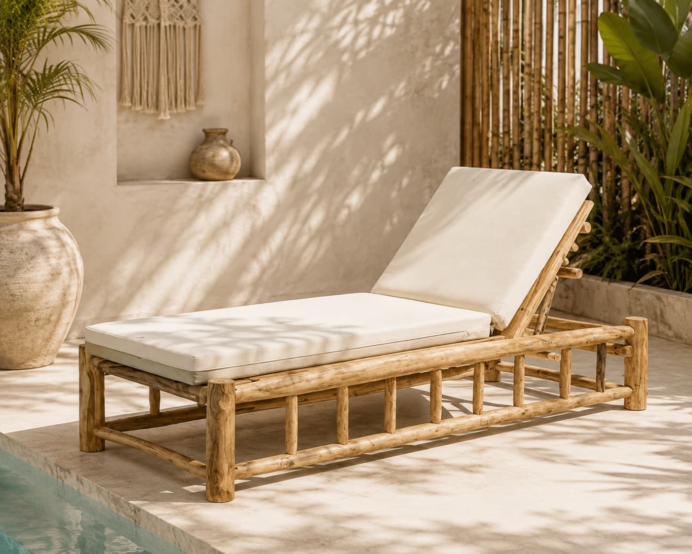 Bali Lounger – Premium Teak Wood Relaxing Chair — photo 1