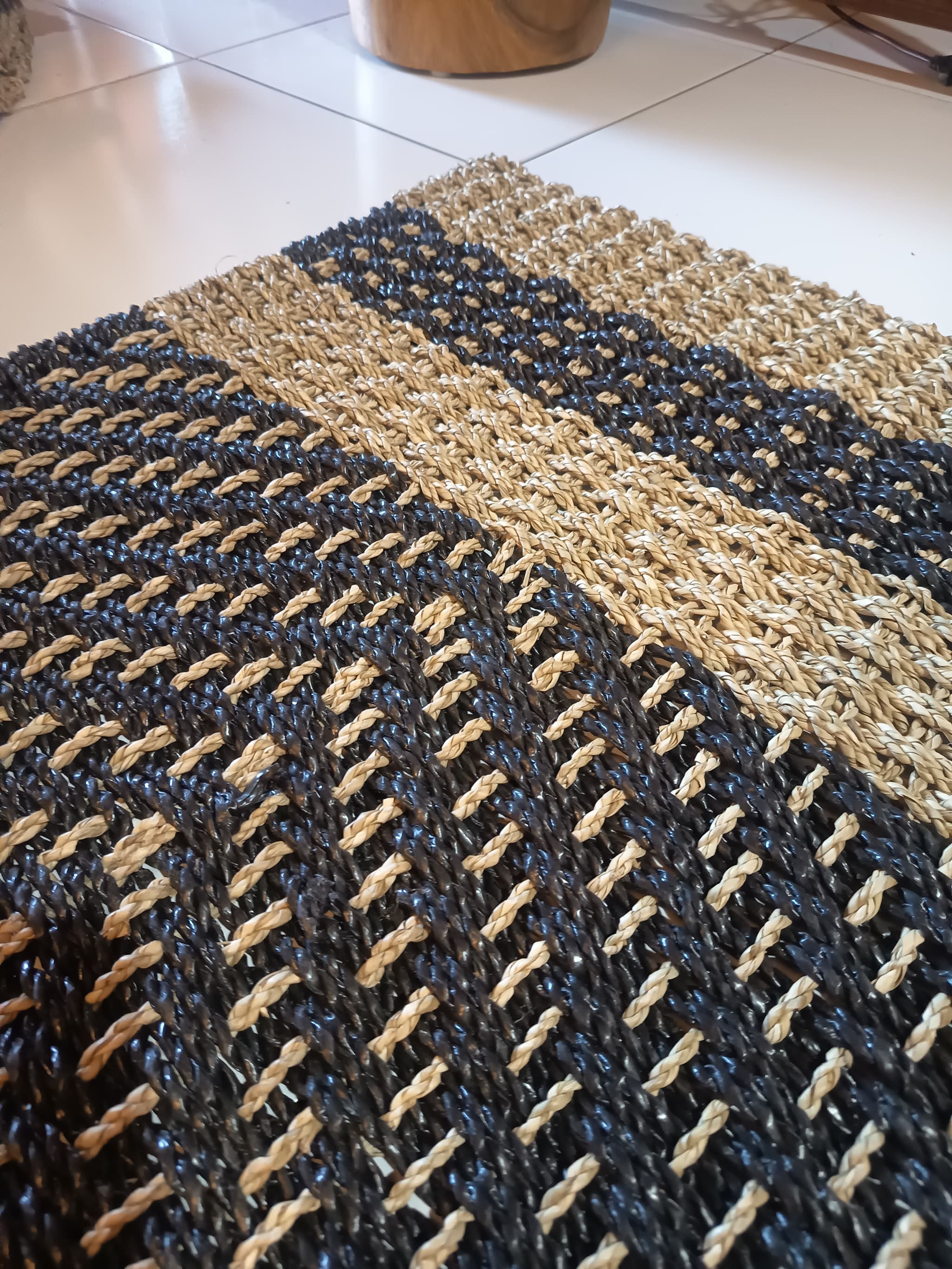 Tapis en jonc de mer (1/2)