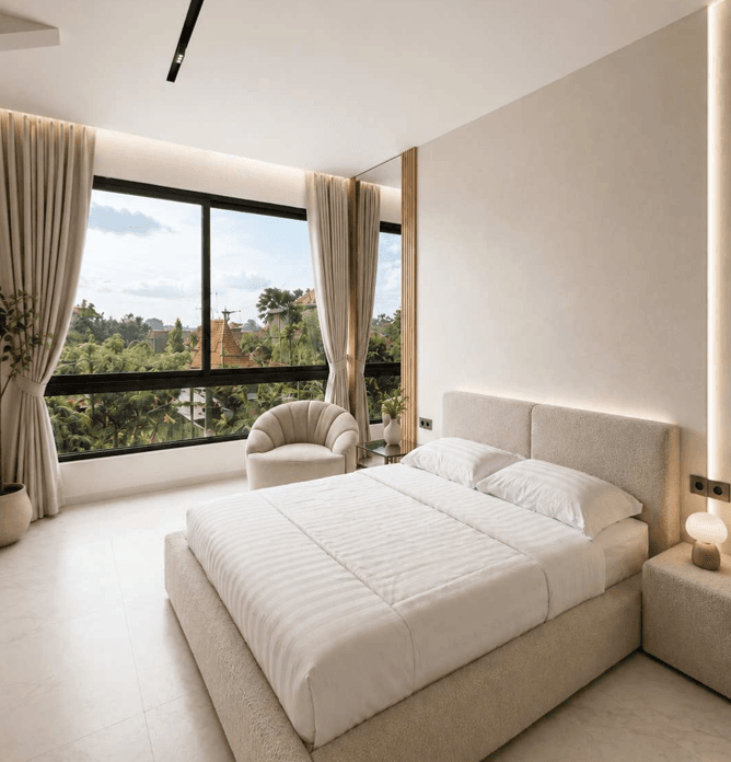 77 m² Two-Bedroom Apartment in Bali | AURA Ubud for $149,900 | Held until 2078 (1/5)