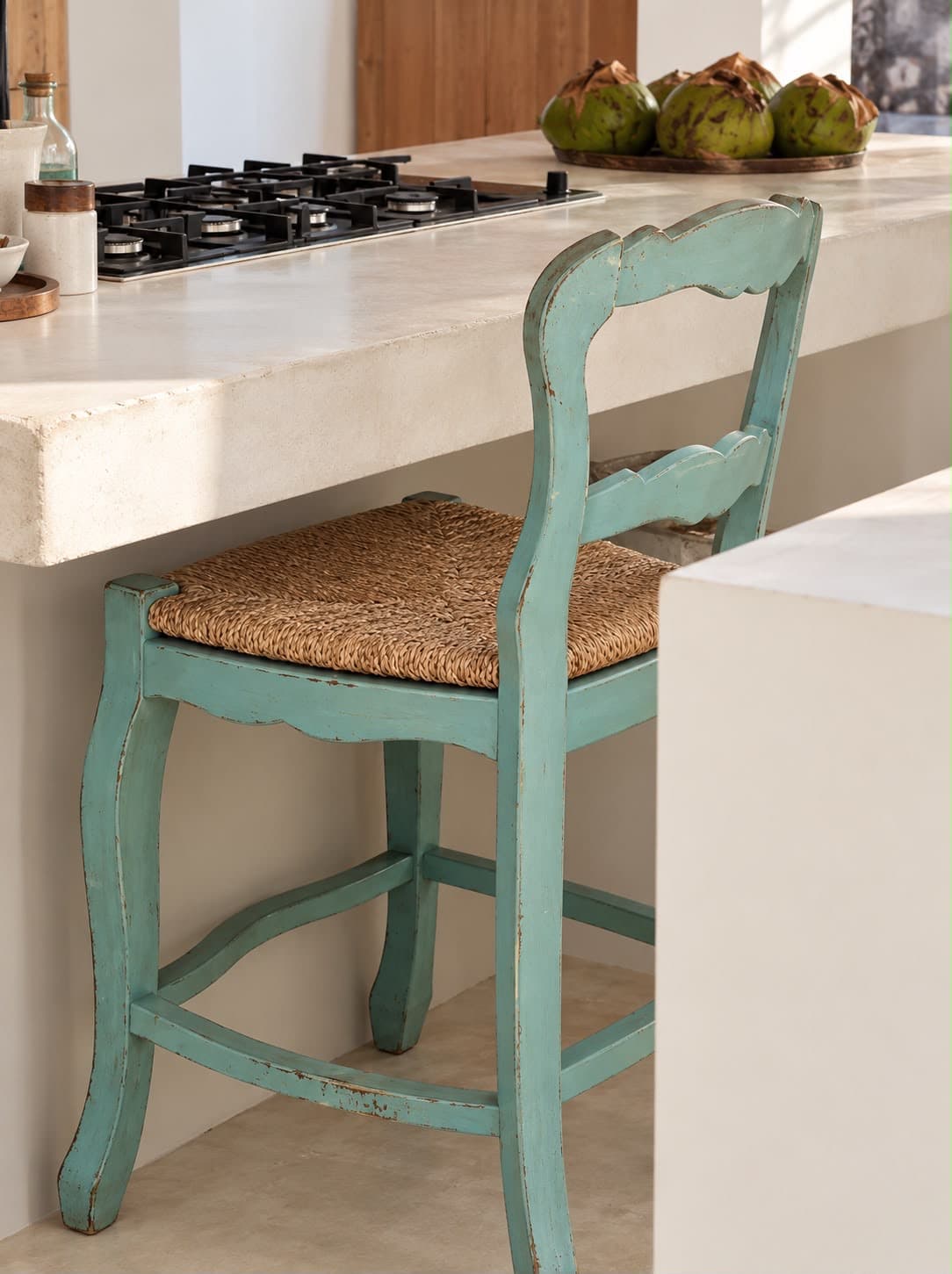 Stools turquoise (1/2)