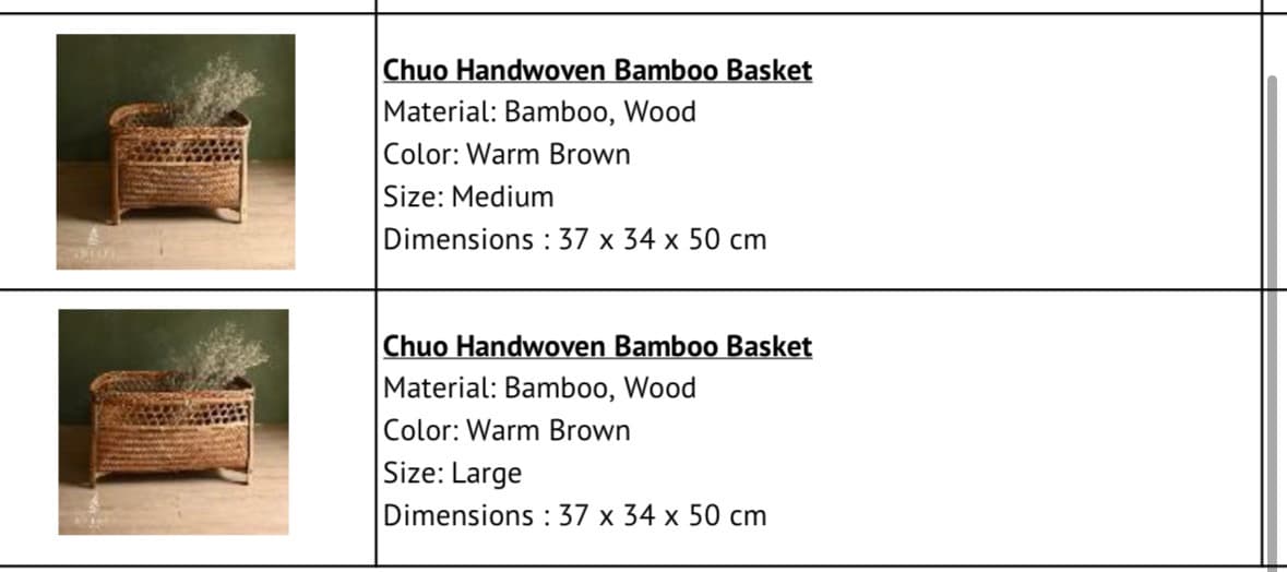 2 x Anjati baskets (1/2)