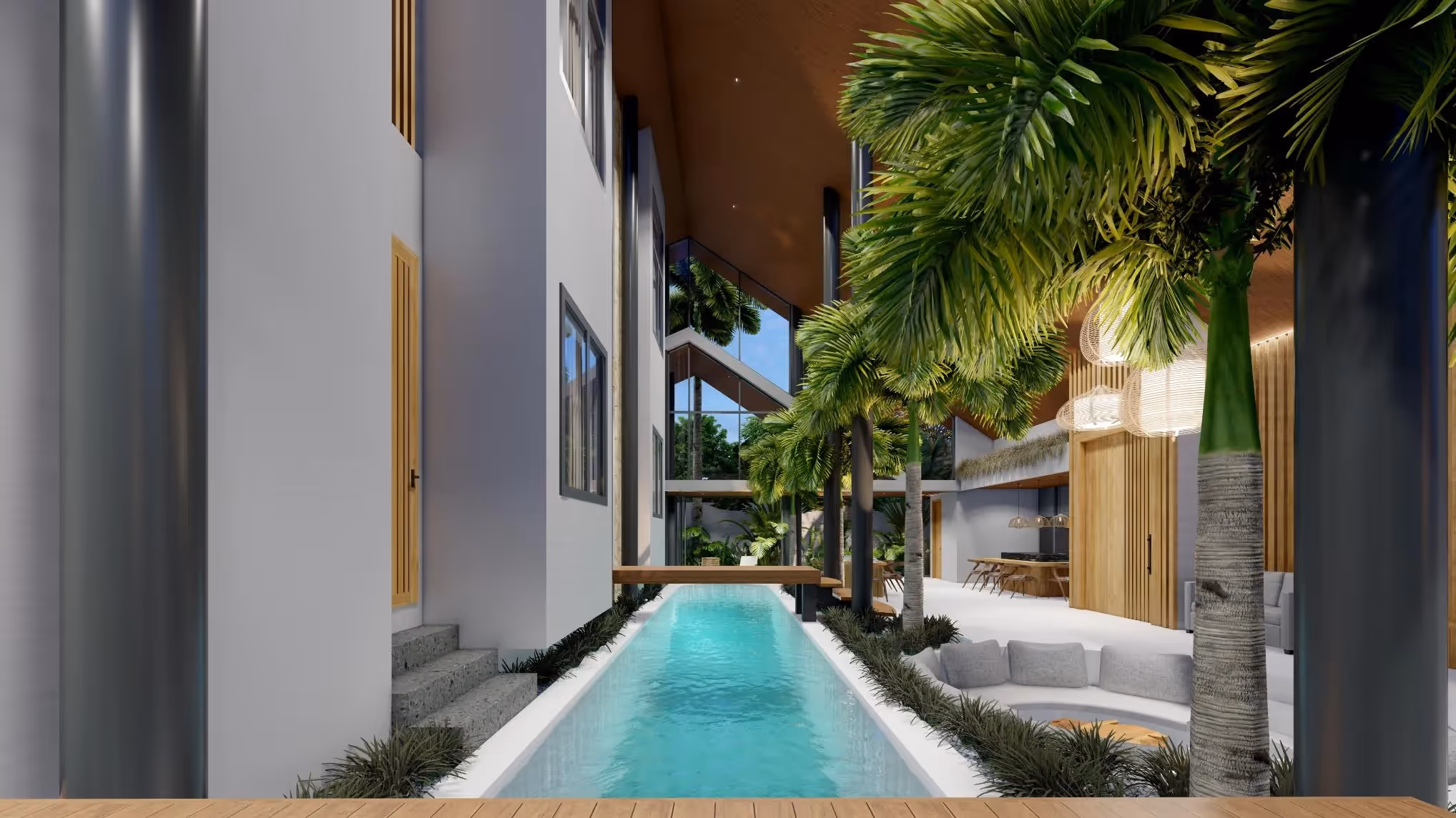Mahera in Pecatu – 4BR Freehold Villa with Gym, Pool & Tropical Atrium (1/12)