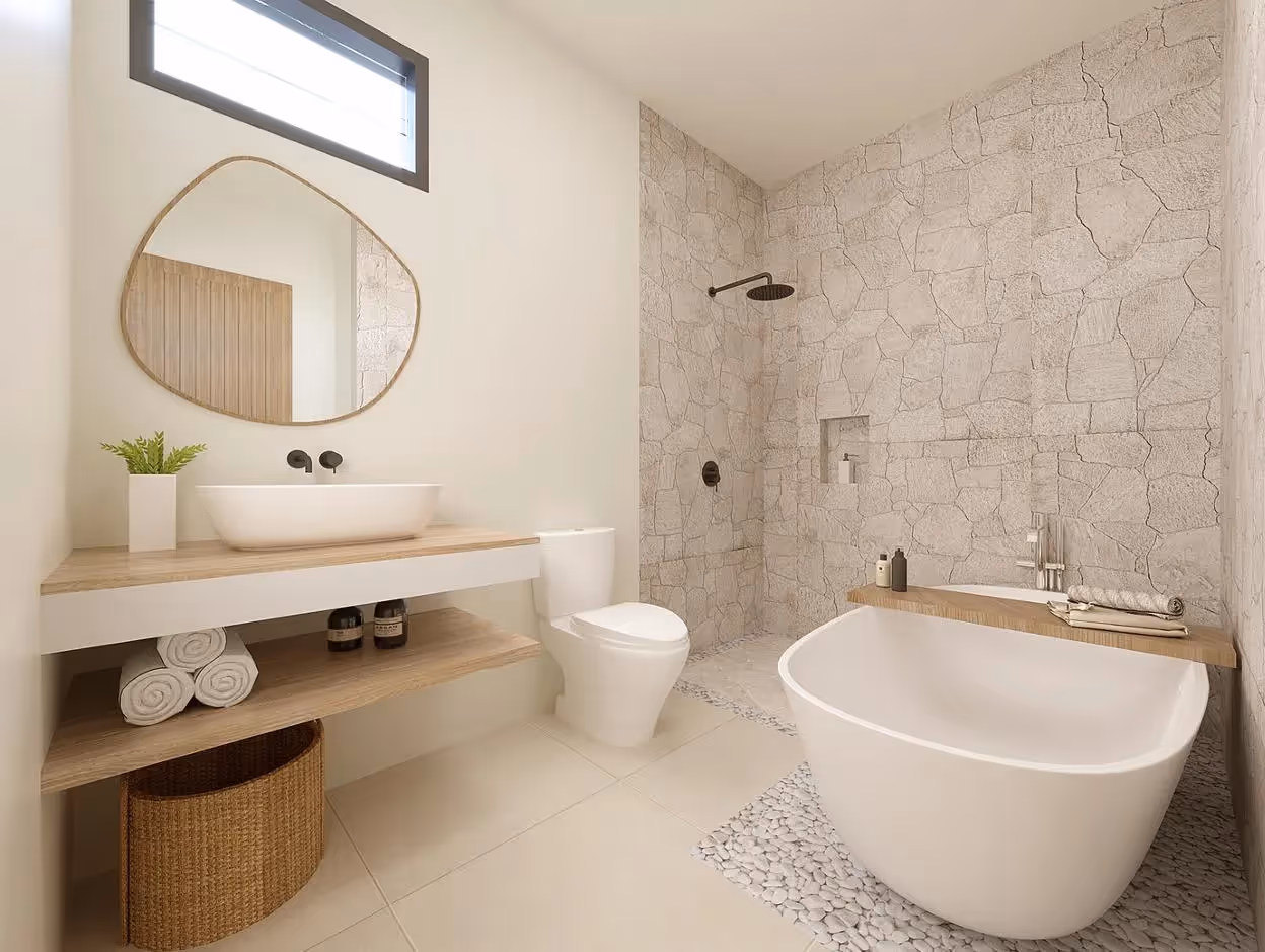 Ocea Blanca – Villa en bail emphytéotique de 2 chambres à Melasti avec piscine privée et salon sur le toit (1/8)