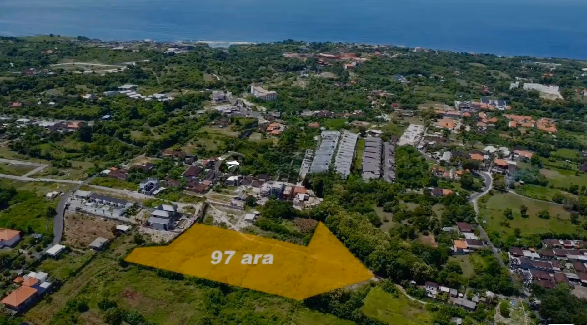 Manda Land - Tanah Freehold 97 Are yang Dapat Dibagi Dekat Akses Pantai di Melasti/Pandawa — foto 1