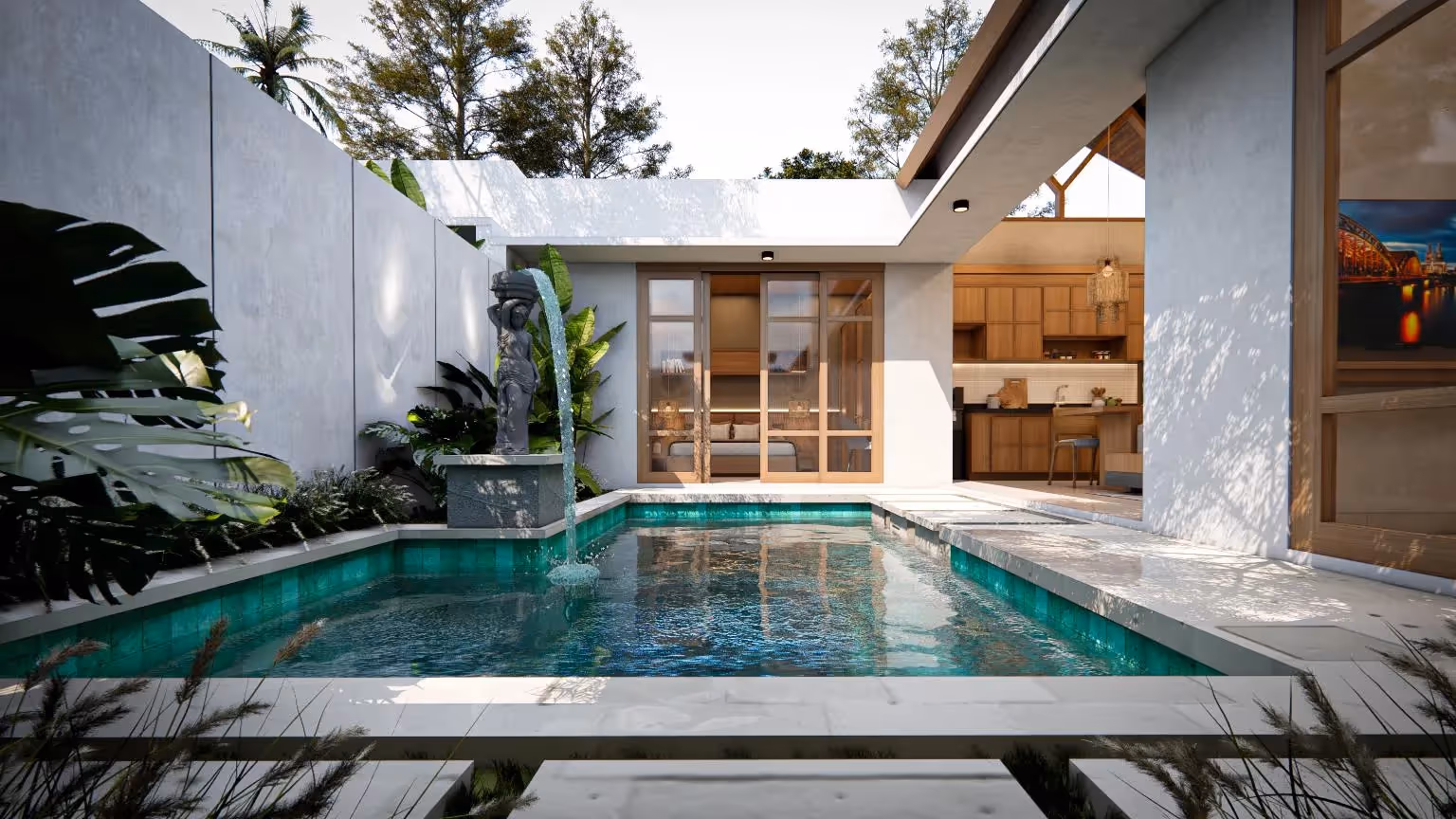 Villa Aurora – Villa leasehold stylée 2 chambres avec piscine plunge et résidence sécurisée — photo 1