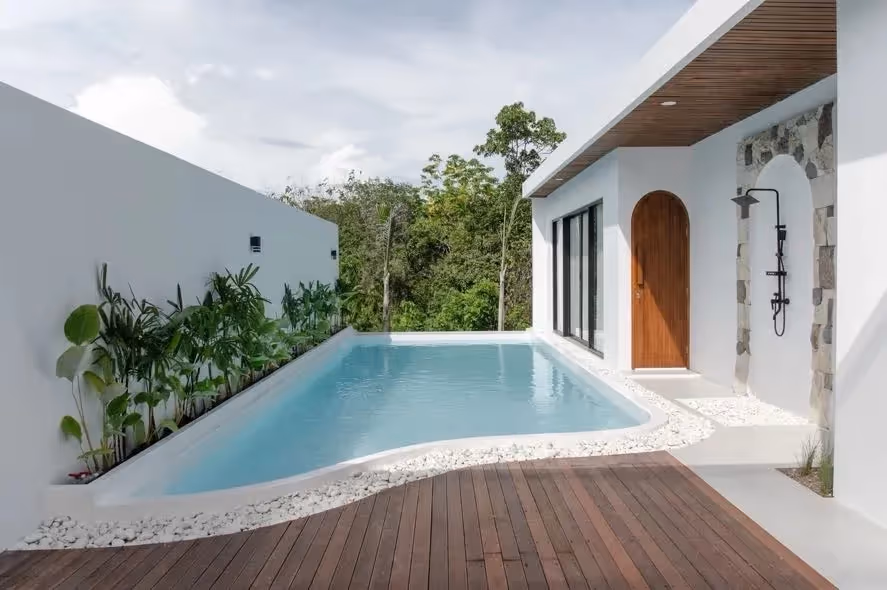 Arina Villa - Villa Leasehold Modern Tropis 2 Kamar Tidur dengan Kolam Renang dan Pemandangan Hutan di Uluwatu — foto 1
