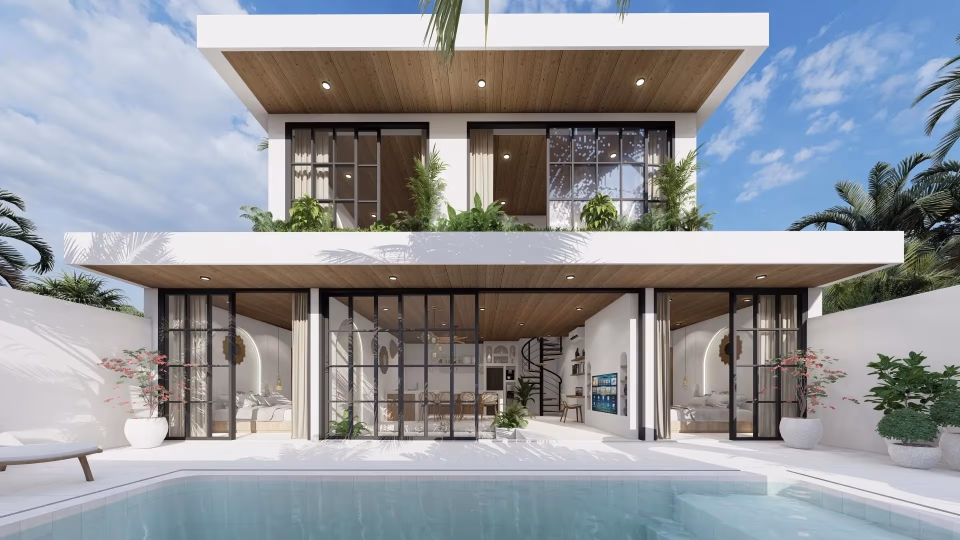 Casara in Umalas – 4BR Minimal Villa with Indoor Sunken Lounge & Pool — photo 1