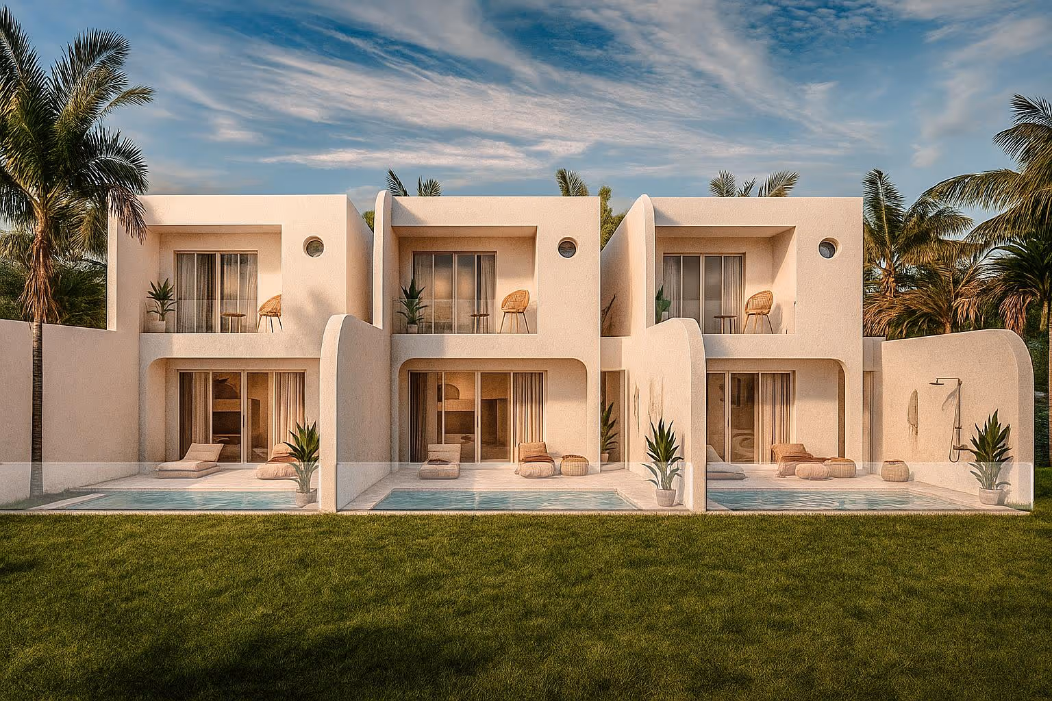 Villa Amellia – Stylish 2BDR Leasehold Villa with Pool & Balcony (1/8)
