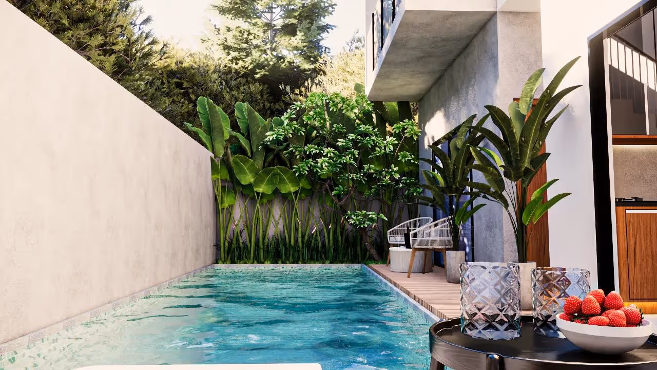 Villa Feliza – Modern 2BR Leasehold Villa with Pool & Rooftop in Nusa Dua (1/9)