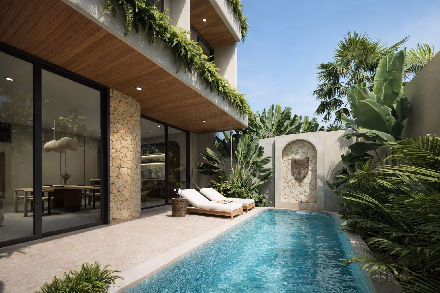 Villa Kania – Villa en bail de 2 chambres avec piscine privée et rooftop — photo 1