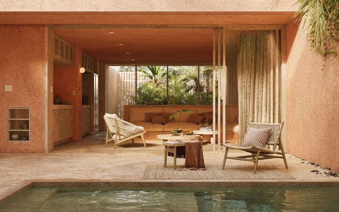 Villa Avina – Villa en bail emphytéotique 2 chambres avec salon sur toit-terrasse et piscine privée — photo 1