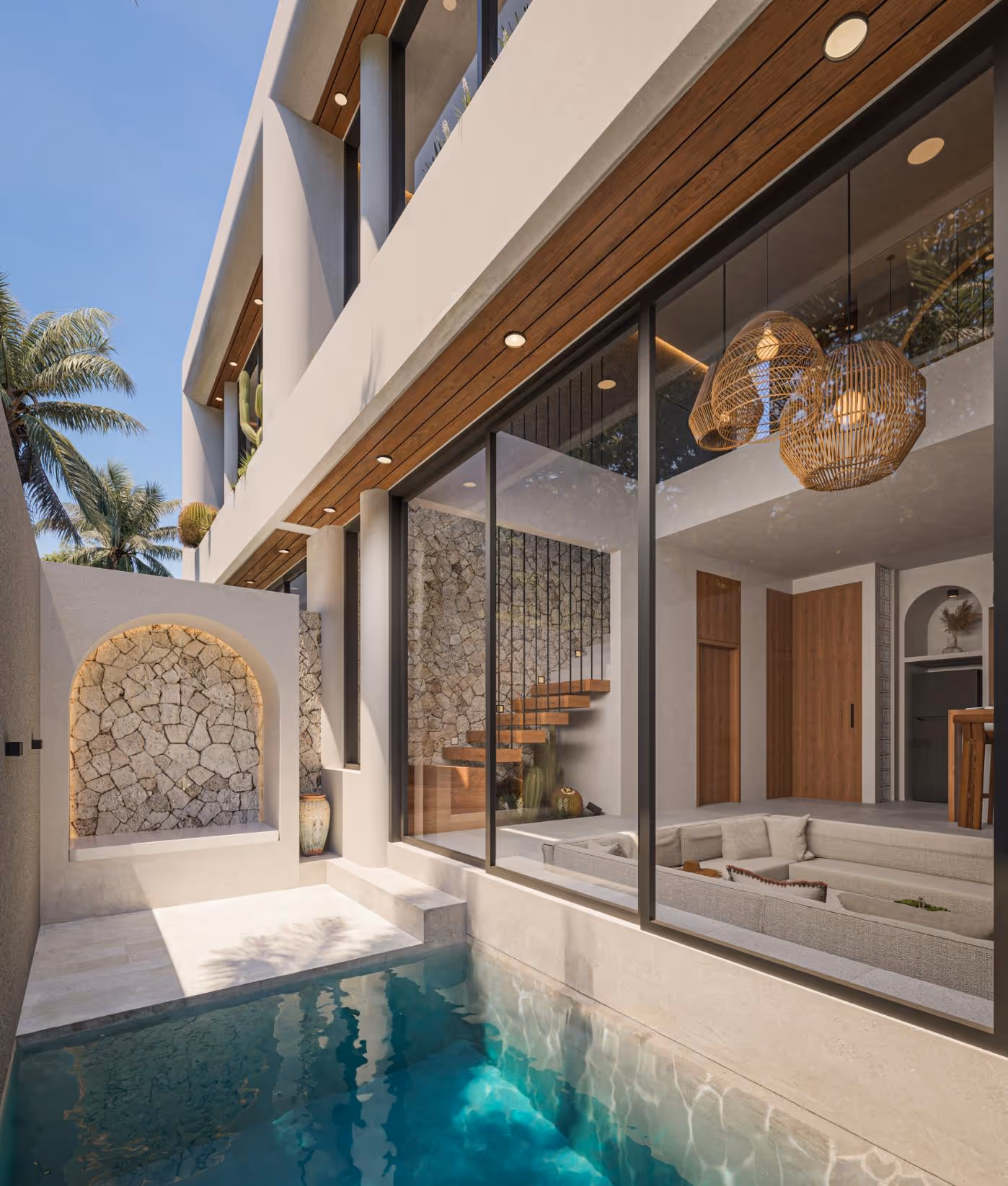 Casa Solu – Vila Leasehold 1 Kamar Tidur dengan Ruang Tamu Indoor — foto 1