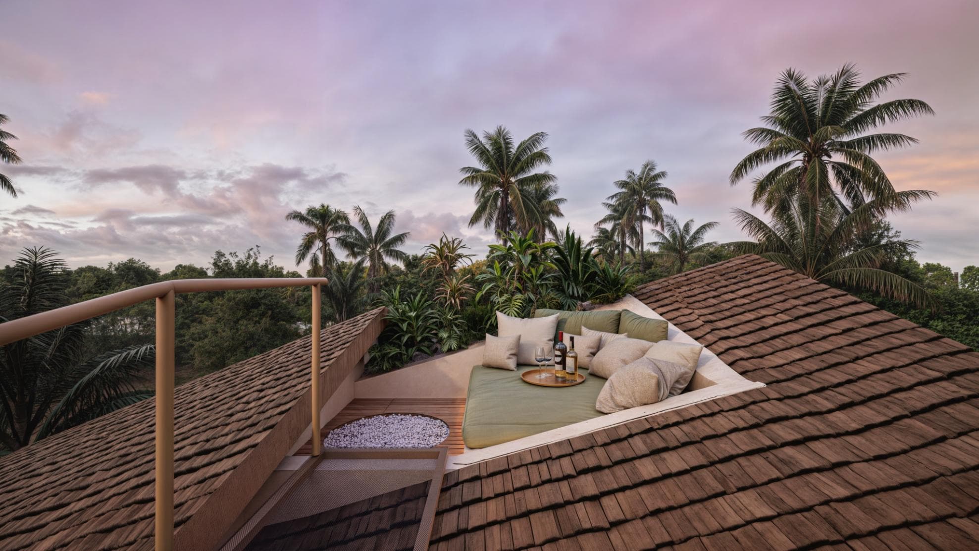 Roxa Villa di Ungasan – Villa 1 Kamar Tidur dengan Jacuzzi di Atap & Pemandangan Laut (1/12)