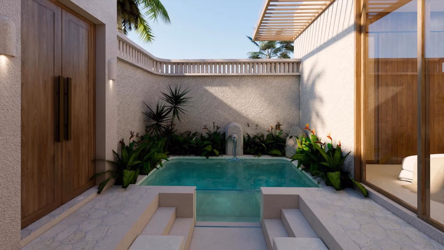 Villa Sevilla – 2BDR and 3BDR Modern Leasehold & Freehold Villas with Rooftop & Pool in Pecatu (1/10)