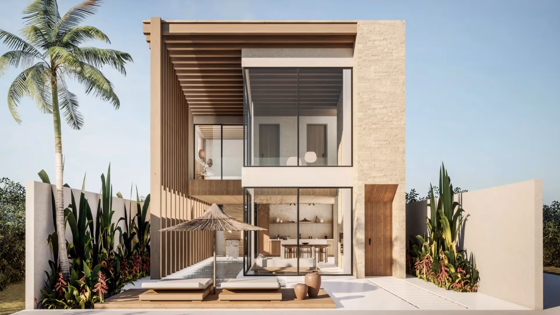 Maison de Lune – Élégante villa 2 chambres avec salon en contrebas et piscine tropicale — photo 1