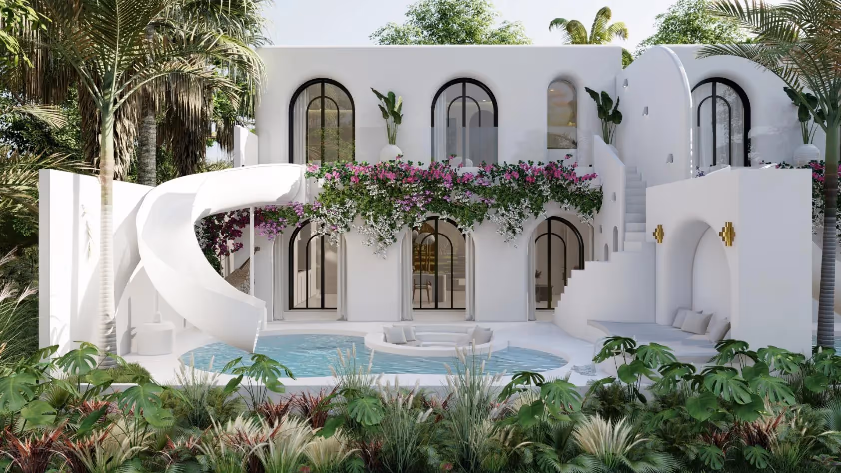 Villa Kasavi – Villa méditerranéenne moderne 2 chambres avec piscine et balcon — photo 1