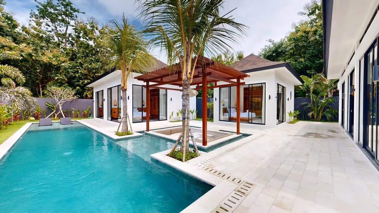 Villa Aurina – Villa Leasehold 3 Kamar Tidur dengan Double Sunken Lounges & Kolam Renang di Ungasan — foto 1