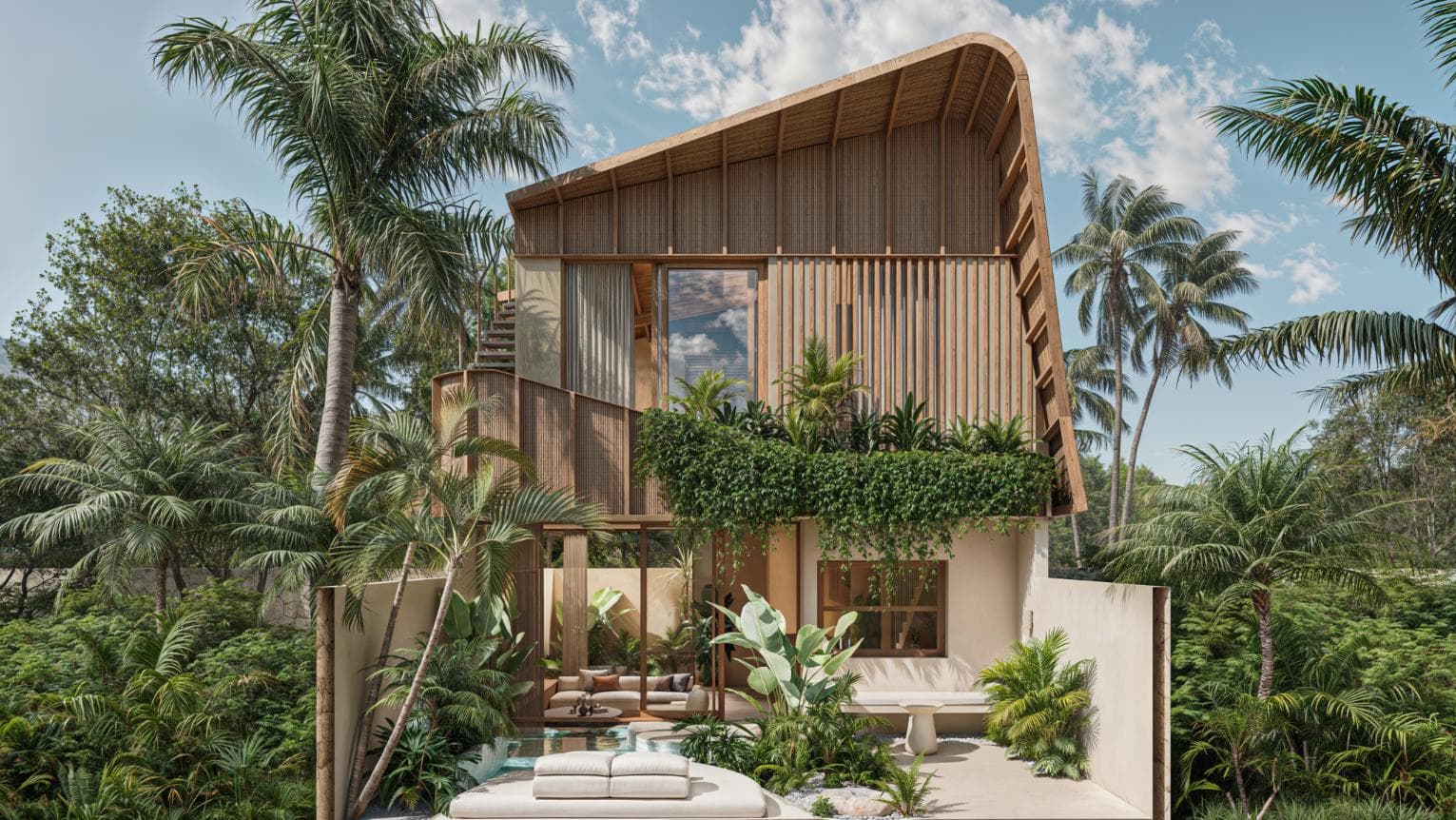 Roxa Villa di Ungasan – Villa 1 Kamar Tidur dengan Jacuzzi di Atap & Pemandangan Laut — foto 1