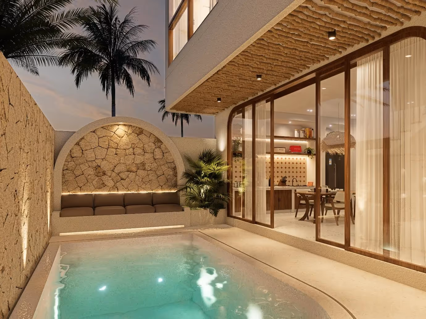 Casa Areca – Mediterranean 2BR with Rooftop & Plunge Pool (1/10)