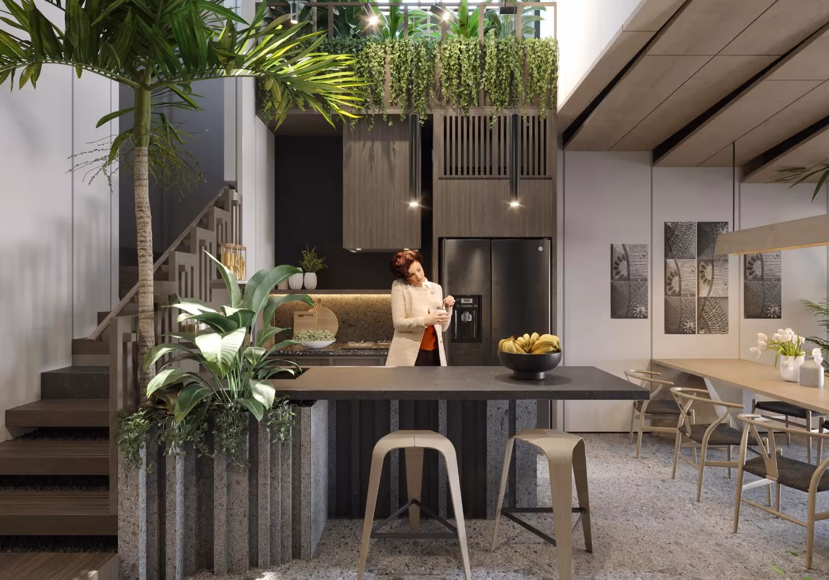 Elzette Villa – 2BR Smart Villa in Berawa with Rooftop & Paddy View (1/9)