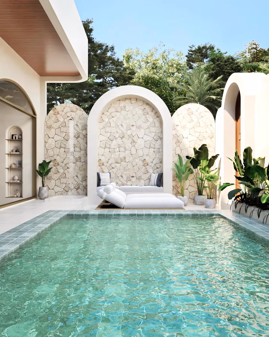 Villa Neva – Villa leasehold stylée 2 chambres avec piscine et rooftop à Padonan — photo 1