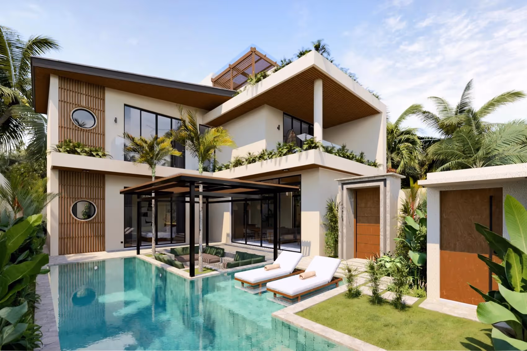 Villa Lency – Villa Leasehold 3 Kamar Tidur dengan Kolam Renang dan Pemandangan Laut — foto 1
