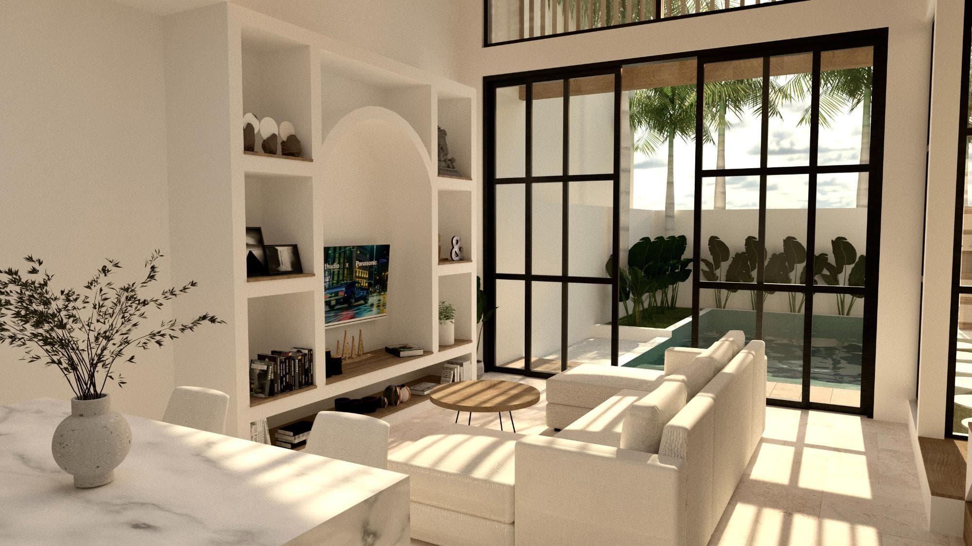 Villa Fiori – Modern 1BR Villa with Pool & Loft Bedroom (1/9)